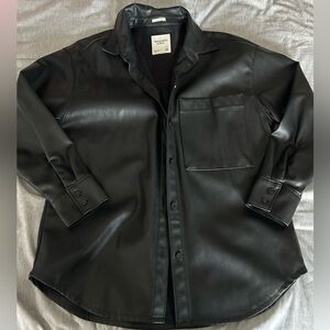 Abercrombie and Fitch Faux Leather Jacket